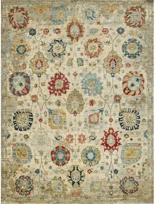 Exquisite Rugs Oxford hand-knotted Ghazni Wool Ivory/Gray Area Rug