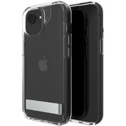 Zagg Crystal Palace Kickstand (Apple iPhone 13, Apple iPhone 14, Apple iPhone 15, Apple iPhone 16e, Apple iPhone 17e), Smartphone Hülle, Transparent