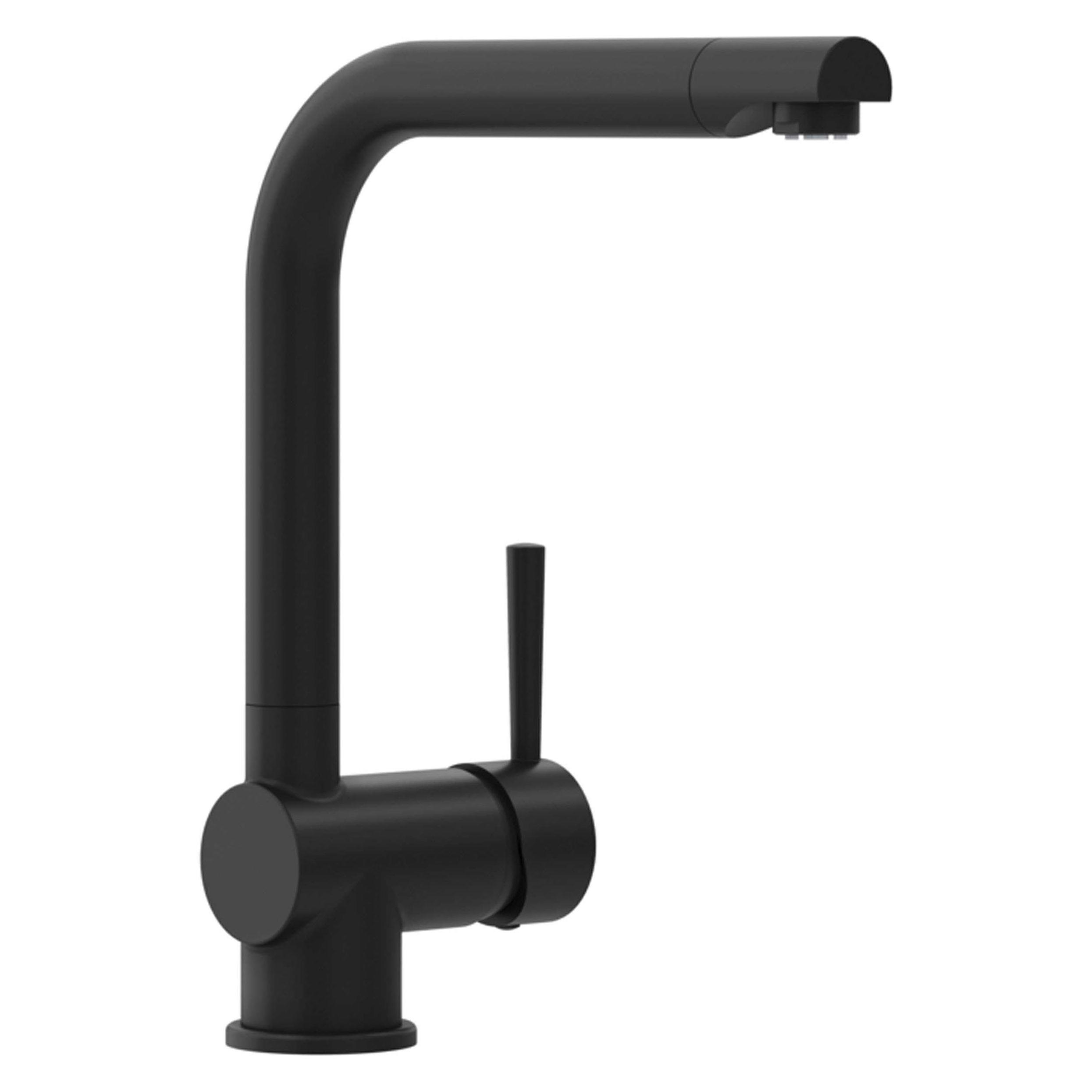 Stiebel Eltron Armatur / Wasserhahn Küche MAE-B, schwarz matt, drucklos, für Mini Durchlauferhitzer oder Boiler (208118)