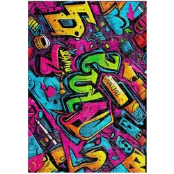 Bamyum, Spielteppich + Spielmatte, Funny Gaming Tapis Imprimé Chenille Fabriqué à la Machine 80 x 150 cm