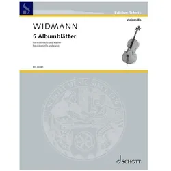 5 Albumblätter, Fachbücher von Jörg Widmann