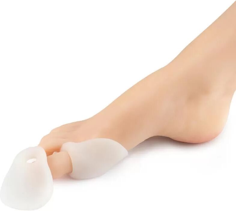 INF Bunion Corrector Zehenstraightener, weiche SEBS Zehenschiene für überlappende Zehen, Hallux Valgus, Hammerzehe