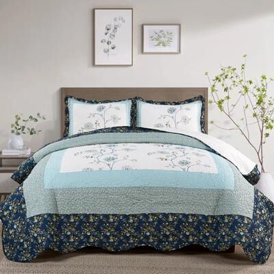 Home Soft Things Serenta Dorset 3 Piece Bedspread Quilts Set