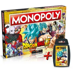 Monopoly Dragon Ball Super (deutsch/französisch) + Top Trumps