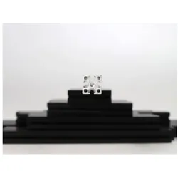 MakerBeam MakerBeamXL Starter Kit Regular, 15x15mm, schwarz eloxiert, 40 Profile, 48 Winkel, M3-Schrauben (Baukit), Robotik Modul