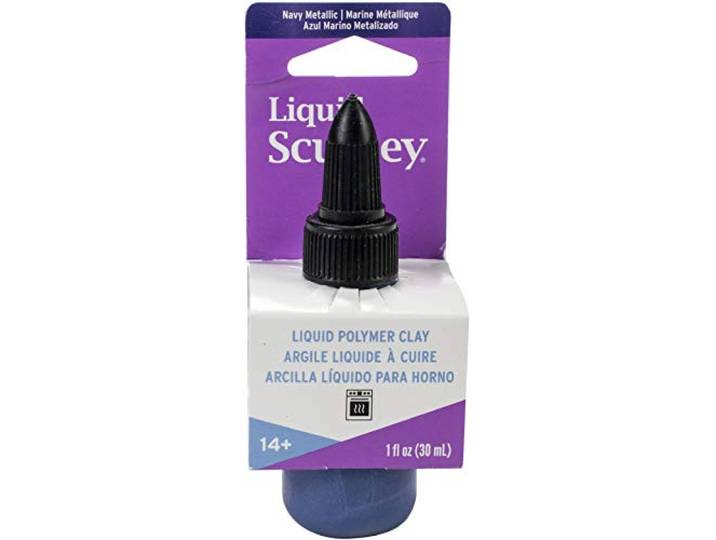 Sculpey Vloeistof, Navy Metallic, One Size