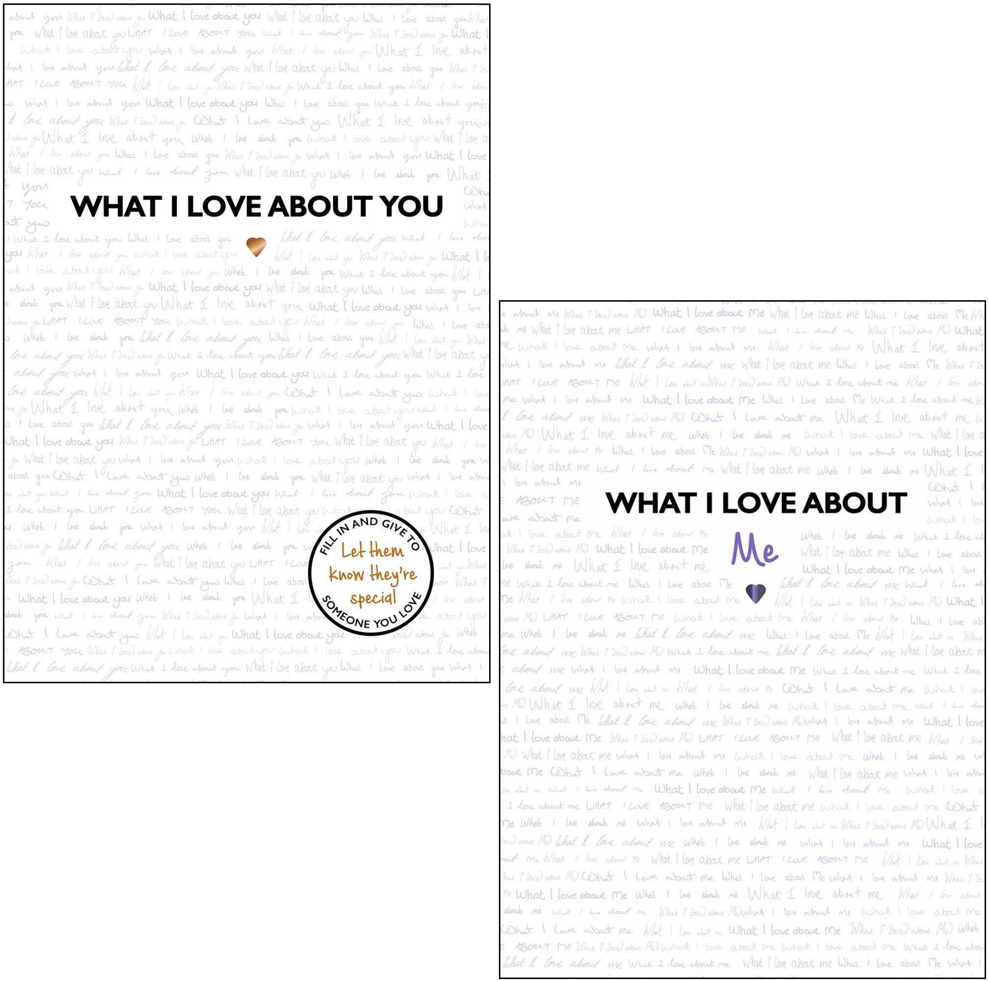 Studio Press What I Love About Series 2 Books Collection Set (What I Love About You &,; What I Love About Me)