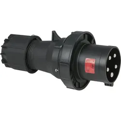 PCE CEE 125 A/400 V 5-pin Plug male Schwarz - IP67