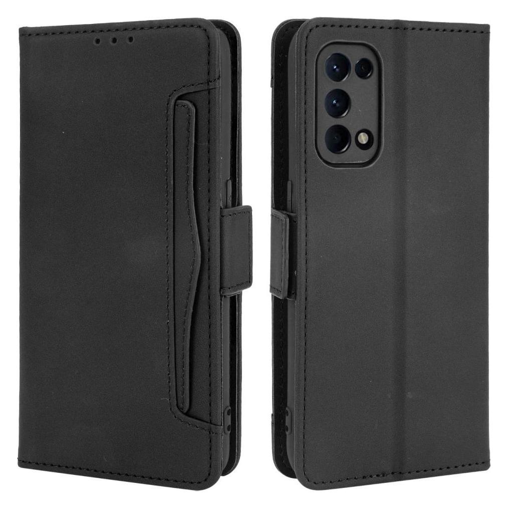 Cover-Discount OPPO Find X3 Lite - Etui mit vielen Kartenfächer schwarz (Oppo Find X3 Lite) (103002840B)
