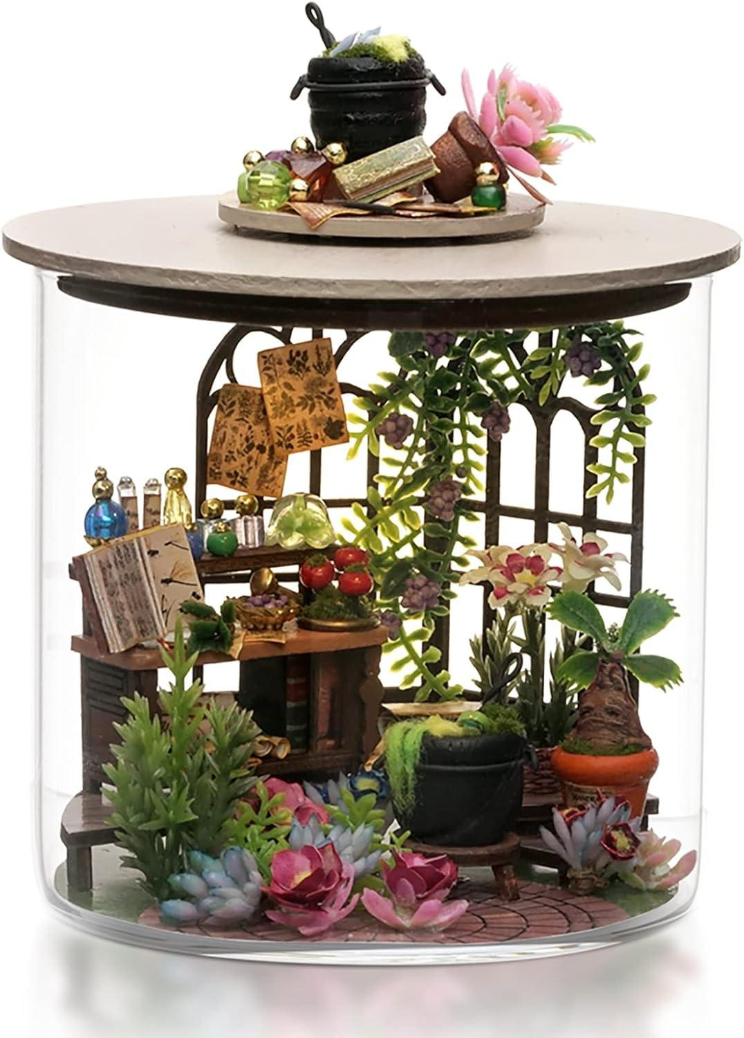 DIY Miniatuur poppenhuis kit van hout voor volwassenen