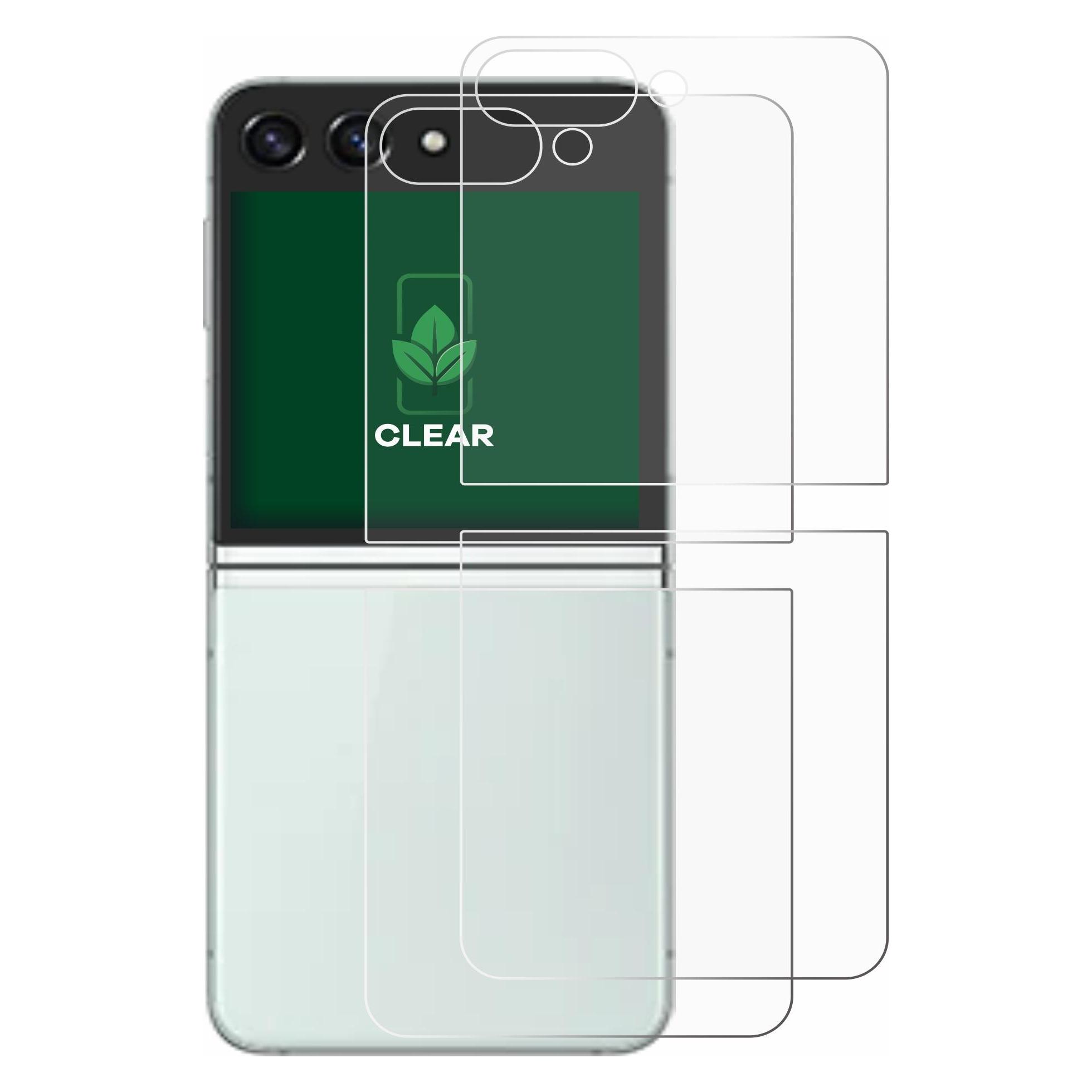 ScreenLeaf Schutzfolie für Samsung Galaxy Z Flip 5 (Rückseite) Displayschutz Display Schutz Folie Klar T (Samsung Galaxy Z Flip 5G) (6150130)