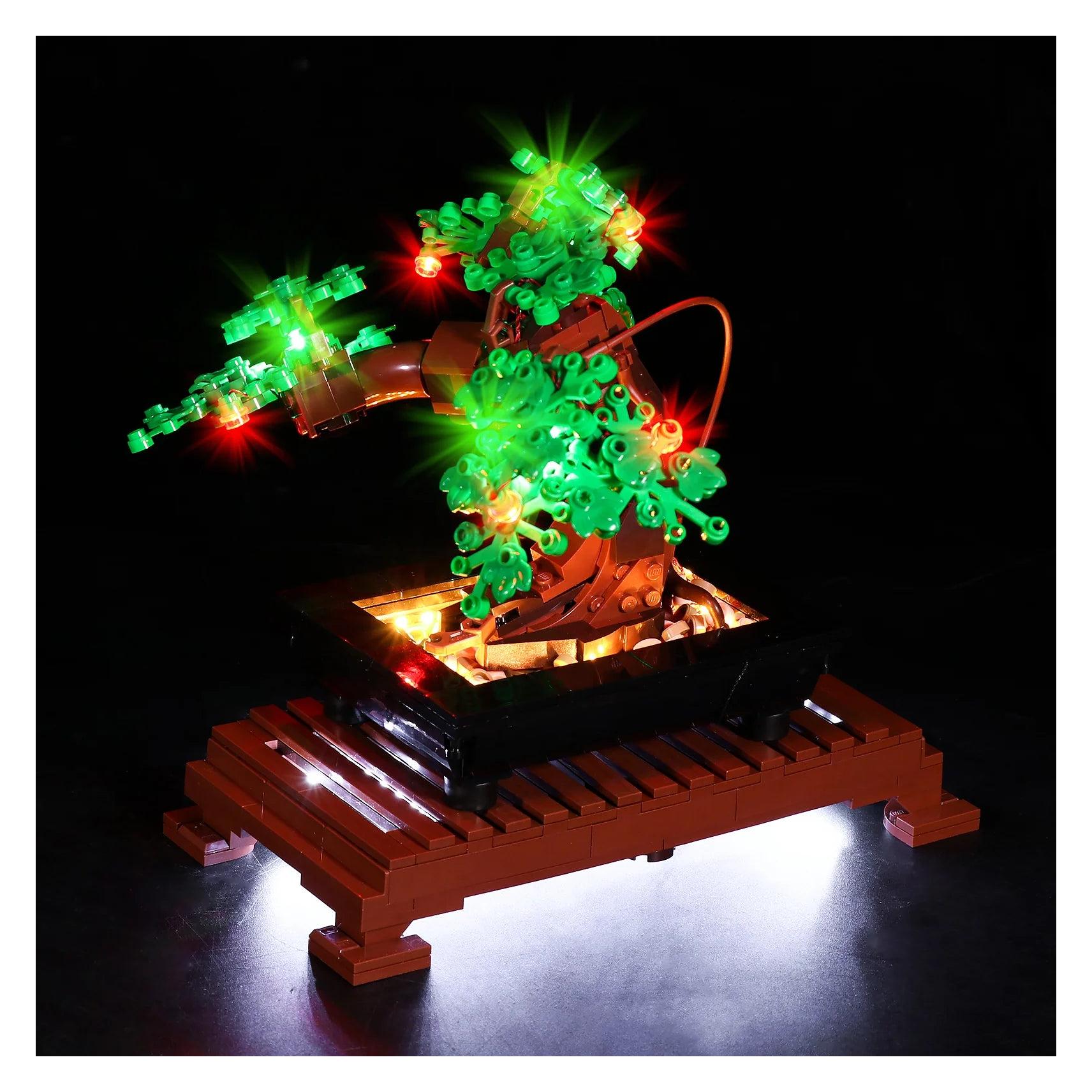 BrickBling LED Licht Set für LEGO Bonsai Baum Grün (10281) (GC20)