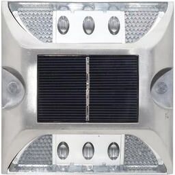 Inspire Select LED Solar Ground Marker Light Waterproof Cast Aluminum Driveway, Pathway & Garden Landscape Safety Light white Light