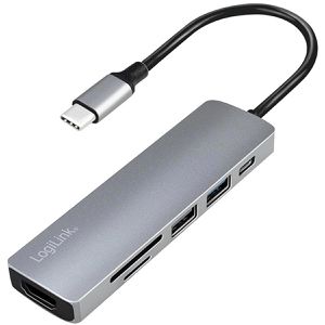 LogiLink Dockingstation UA0343, 60 Watt, HDMI, USB-C 3.0
