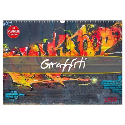 Graffiti (Wandkalender 2027 DIN A3 quer), CALVENDO Monatskalender