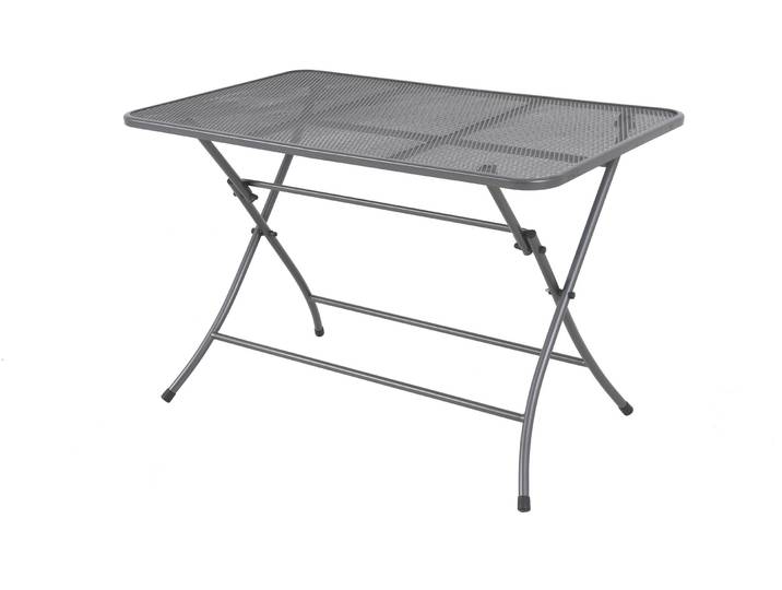 Royal Garden Cafe latte Klapptisch 110x70 cm iron grey