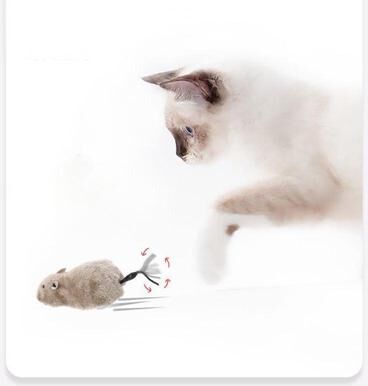 PRiME Realistic Plush Running Mouse Toy For Pets Realistic Plush Running Mouse Toy For Pets