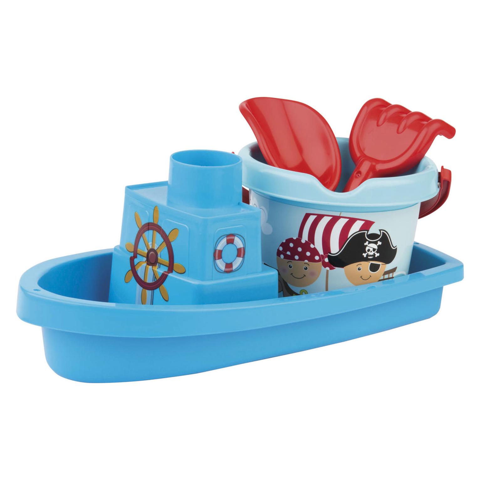 Androni Strand gesetzt Piratenboot (1980-00PI)