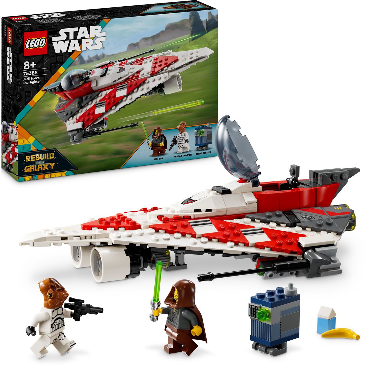 LEGO Star Wars 75388 Jedi Bobs Sternjäger, Bauspielzeug, Sternenschiff