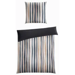 Bettwäsche IRINA Satin (BT 155x220 cm) - grau - BT 155x220 cm