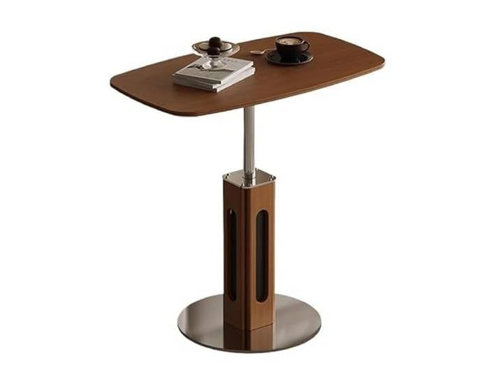 YCCHAH Sofatisch Retro Holz Sofa Seite Tisch Wohnzimmer Licht Luxus Hebe Kleine Kaffee Wohnzimmer-Beistelltisch