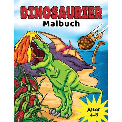 Dinosaurier Malbuch, Taschenbuch von Golden Age Press, Golden Age Press, 978-1-955421-15-7