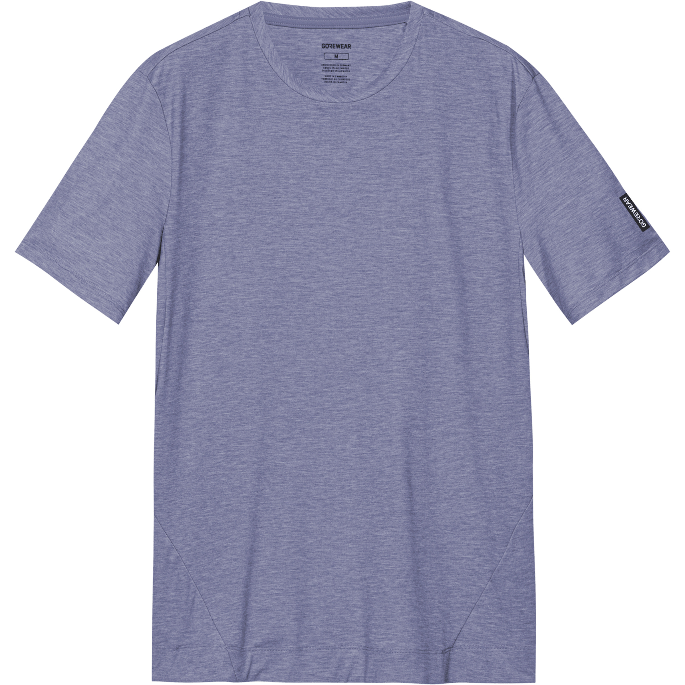 Gore Wear Training Herren T-Shirts amethyst grey Größe M Training & Fitness | Lifestyle Atmungsaktiv