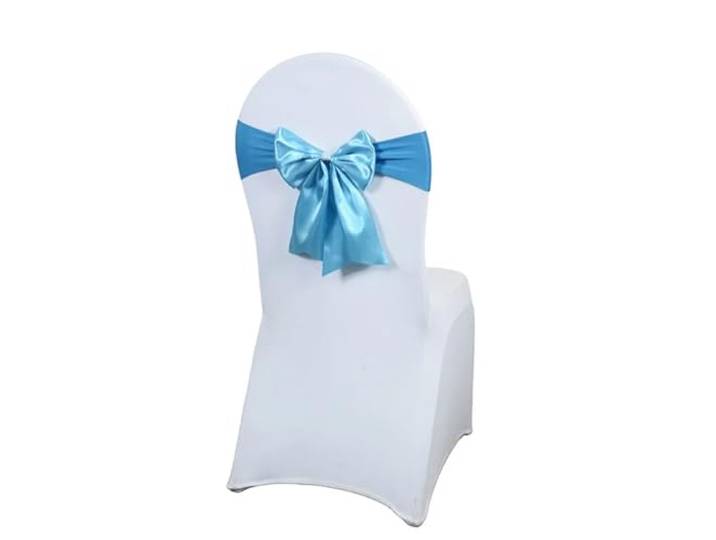 Stuhlschleifen für Hochzeiten 10/50/100PCS Satin Schärpen for Hochzeit Stühle Schleifen Krawatten Spandex passen alle Dekoration Hotel Geburtstag Party(1,100pcs)