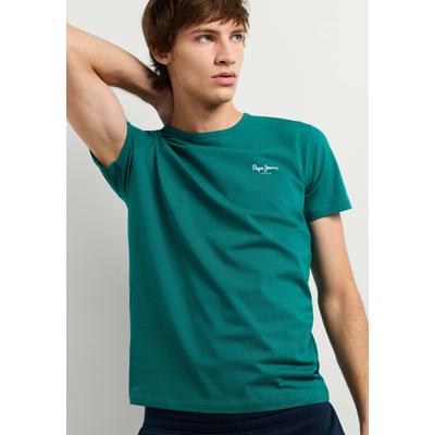T-Shirt PEPE JEANS "basic t-shirt PJL73 ORIGINAL BASIC 3N", Herren, Gr. XXL, grün (sherwood grün), 95% Baumwolle, 5% Elasthan, Shirts T-Shirt