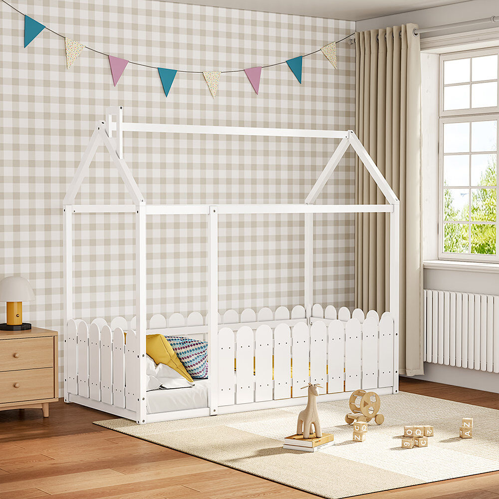 Harriet Bee Small Single (2'6) Kids Bed White