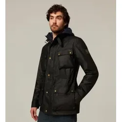 Belstaff für Herren. 105300 Fieldmaster Jacke schwarz (46), Lässig, Baumwolle
