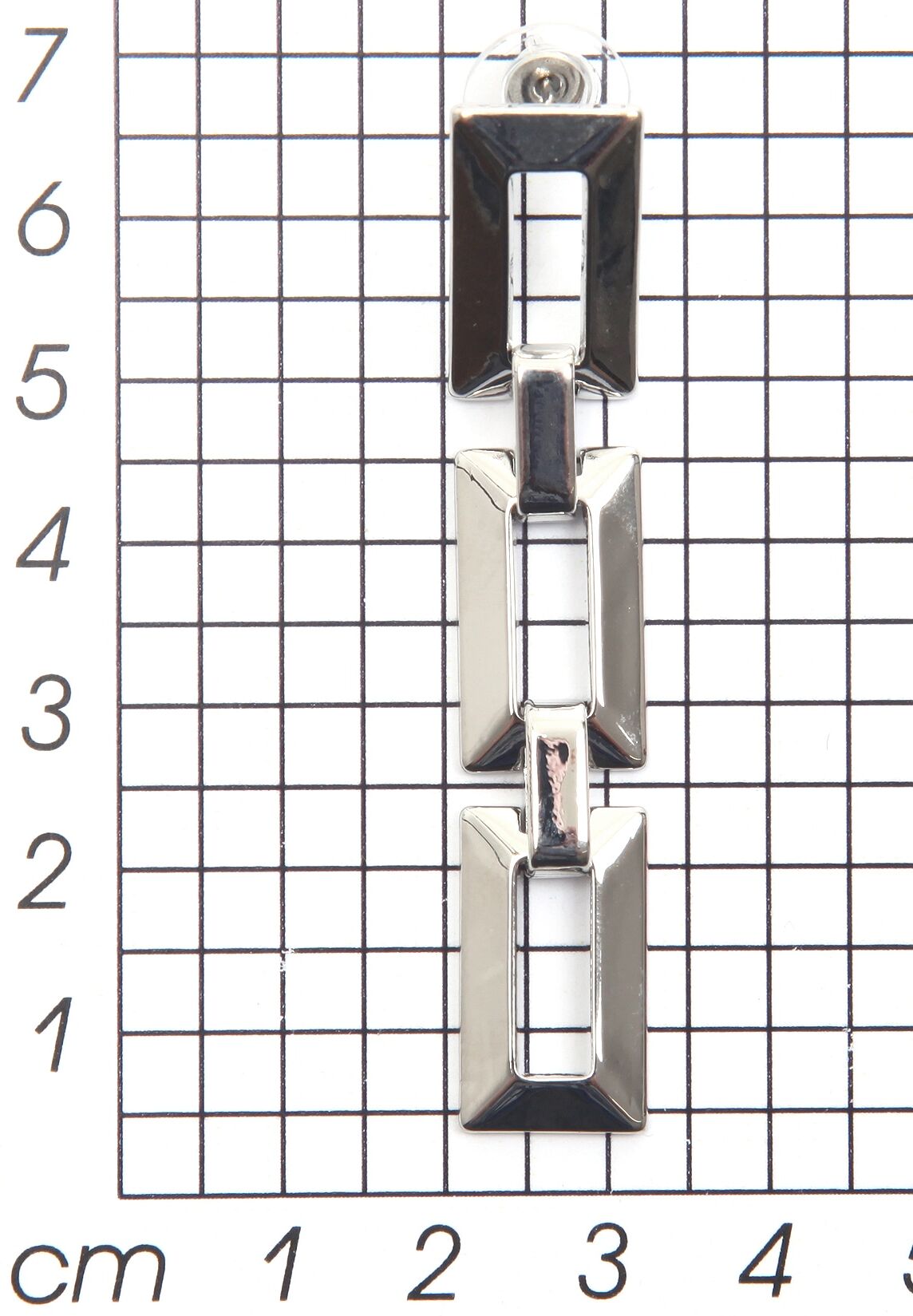 Paar Ohrhänger FIRETTI "Ohrschmuck Kettenglieder gross", silber (silberfarben), Ohrringe, Damen, Metall, Paar Ohrhänger silberfarben Metall