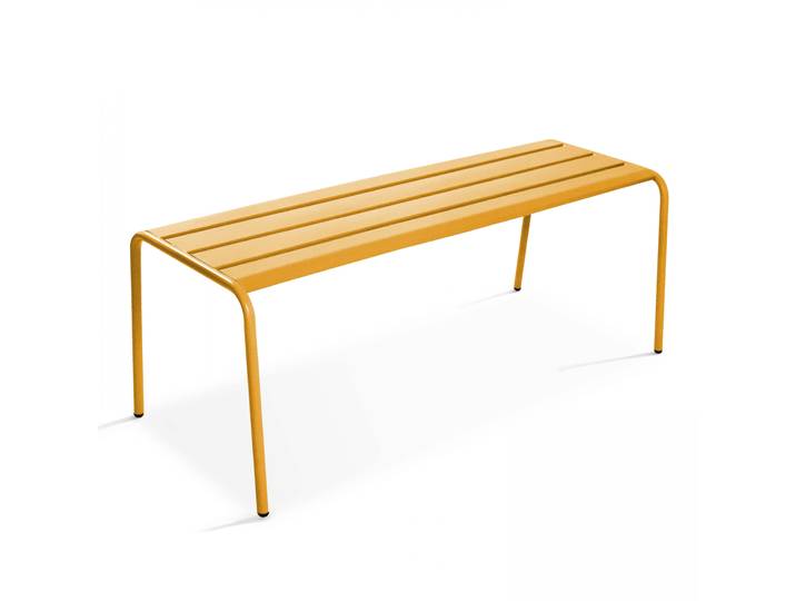 Oviala - Banc de jardin en acier thermolaqué