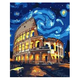 Ideyka Malen nach Zahlen - Nacht in Rom 40x50cm (70187568)