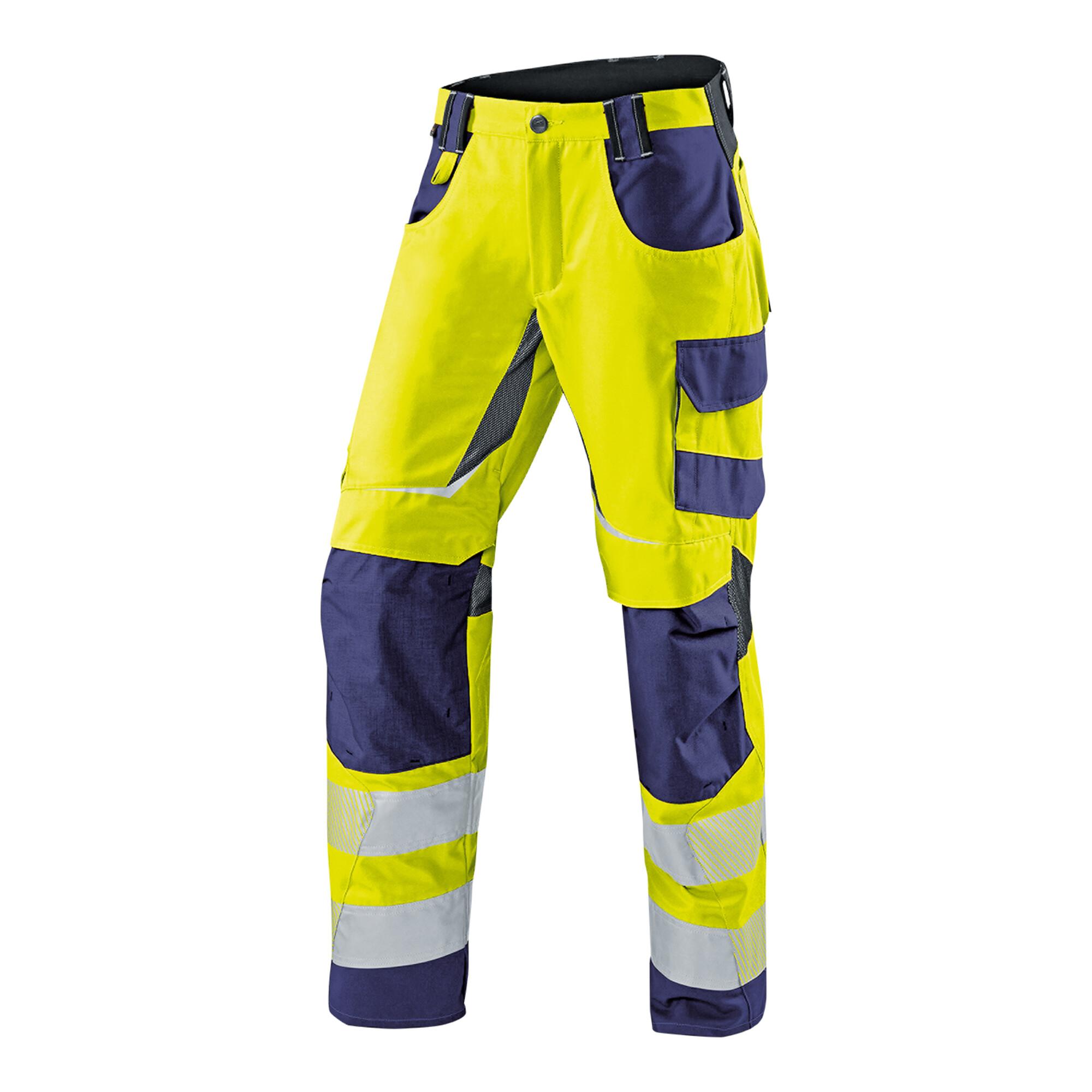 Sommerhose REFLECTIQ PSA 2 warngelb/dunkelblau Form 2407 Größe 24K ; Kübler Workwear (2407 8343-3448-24K)