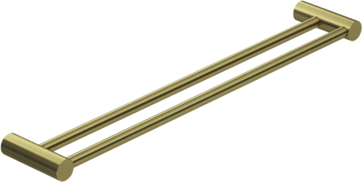 Kludi VELA R Doppel-Badetuchhalter 58988N0 Länge = 600MM Brushed Gold