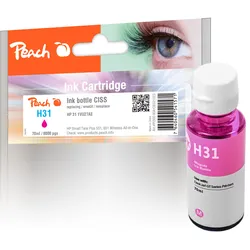 Peach Tintenbehälter magenta kompatibel zu HP No. 31 m, 1VU27AE