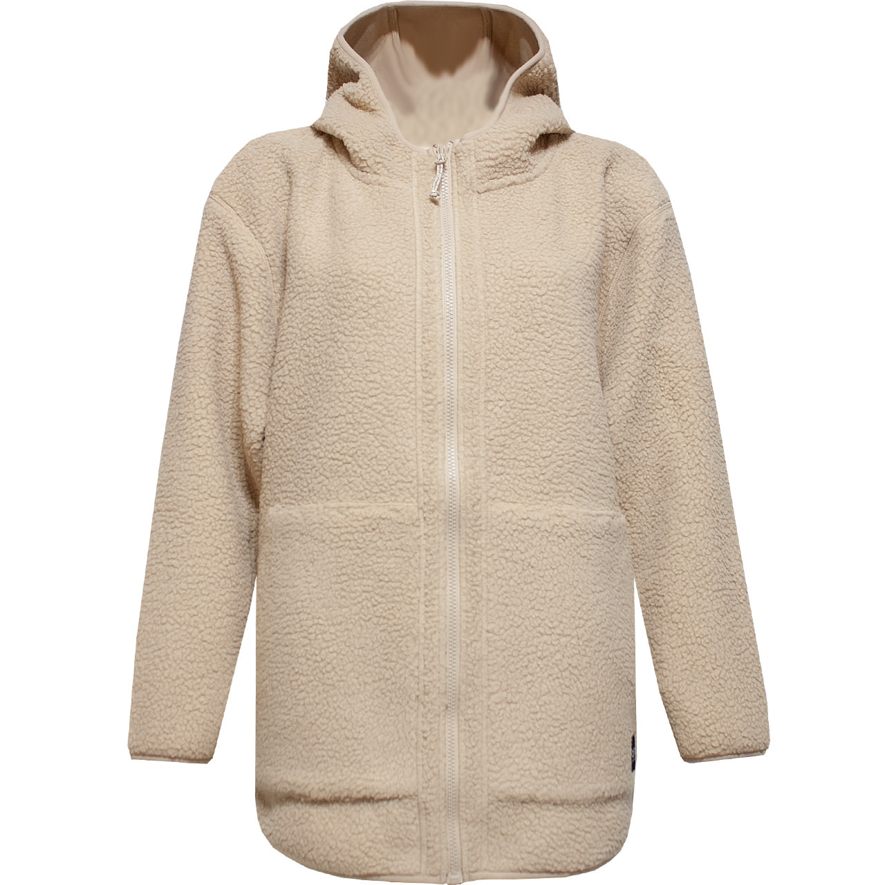 Colourwear Damen Oversized Fleecejacke sand - XS/S