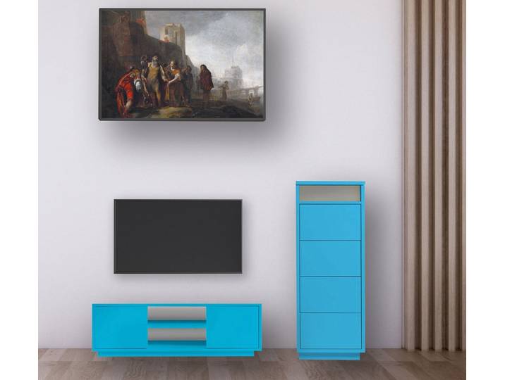 Aileenstore TV-Board Eyecatcher, 2 teilig, 22 mm Korpus, Push to Open System