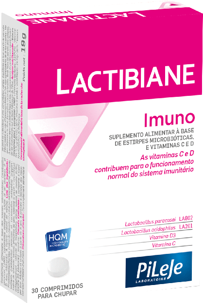 Pileje Lactibiane Imuno 30 comprimidos