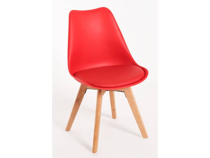 6er Set Synk Basic Stühle - Rot