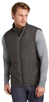 Sport-Tek JST57 Insulated Vest in Graphite Grey size Small   Polyester