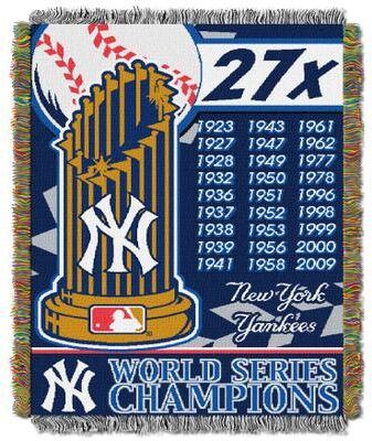 Yankees Commemorative Series Throw by MLB in Multi