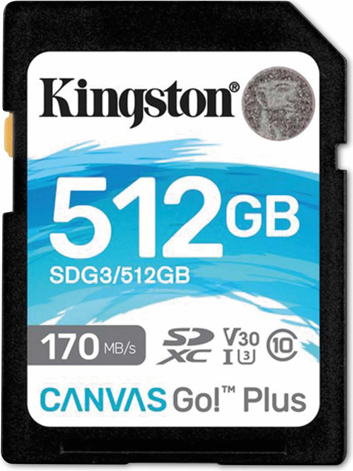 Kingston Canvas Go! Plus SDXC SD-kaart 512GB