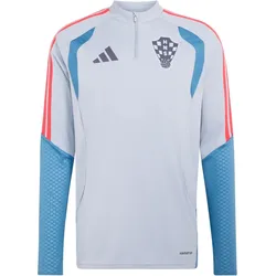adidas HNS Kroatien Tiro Travel Crew Sweatshirt 2026/27 Herren KF4664 - halo silver/altered blue L