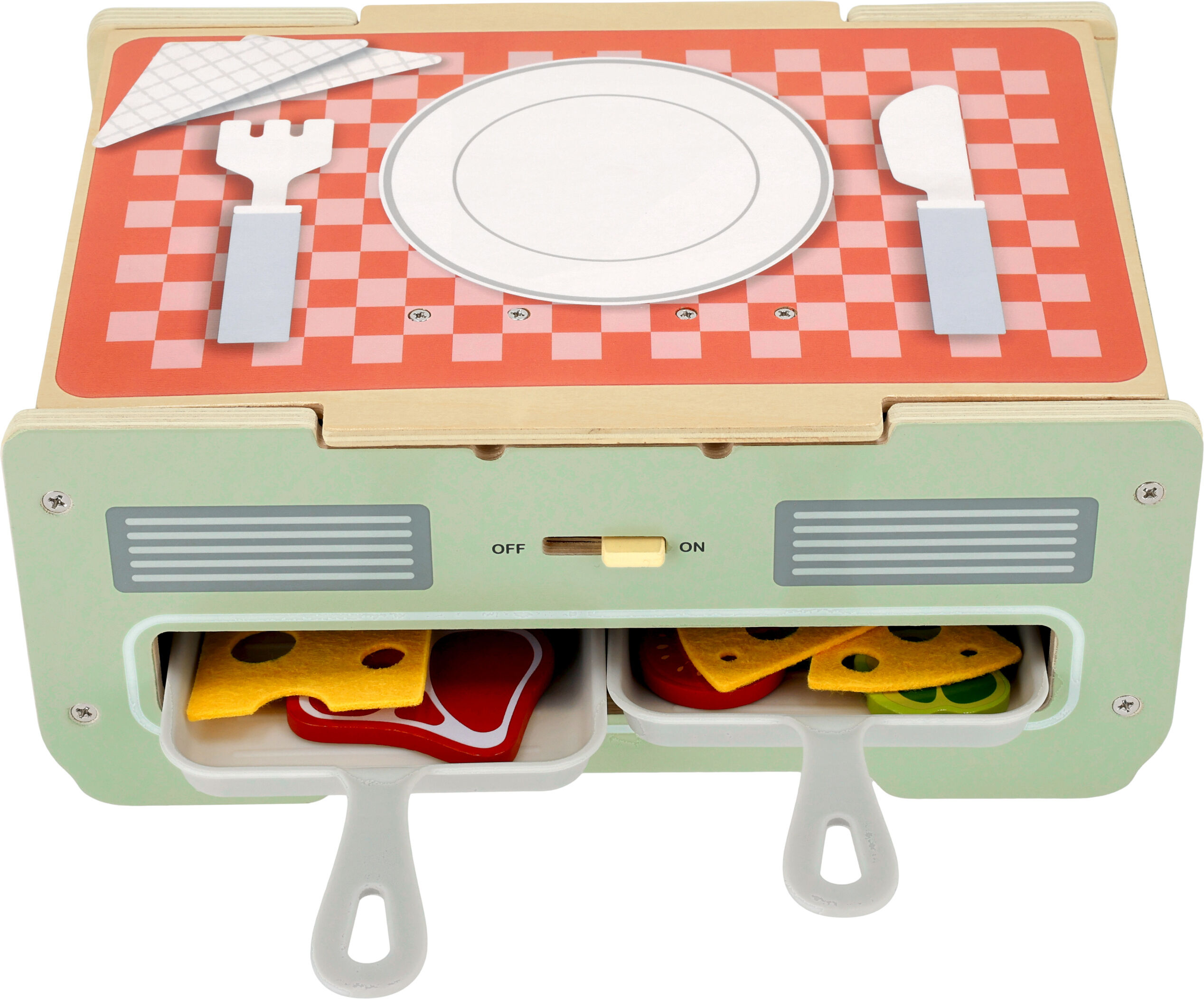 LUPILU® 2-in-1-Tischgrill  / Spielbäckerei, mit Zubehör