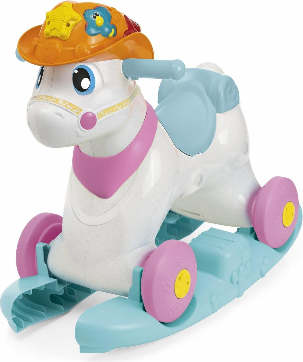 Chicco Classic Loop 4-wielig loopautootje voor kinderen, Meerkleurig