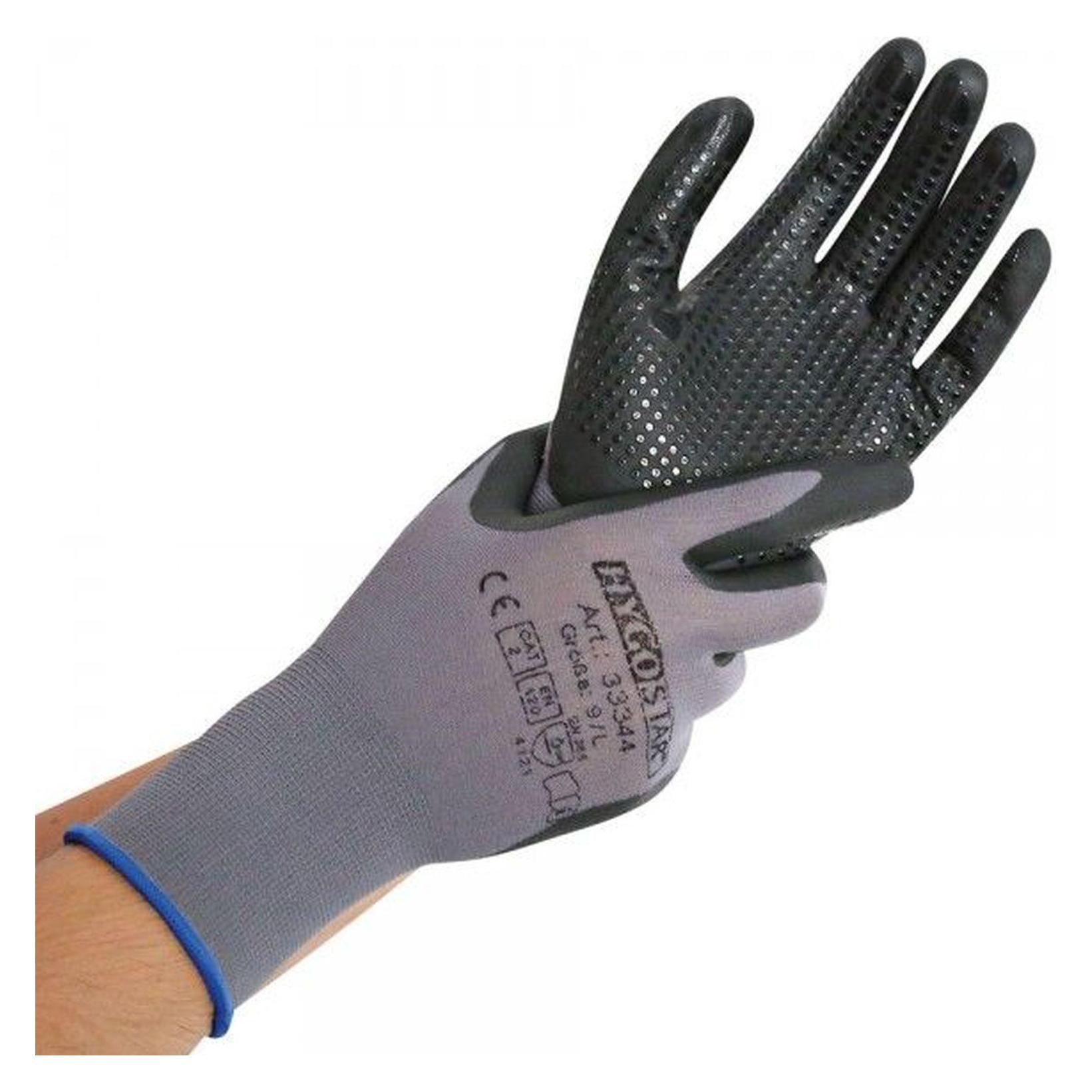 kaiserkraft Stretch-Strick-Handschuhe ERGO FLEX NOPPEN (8, M) (33345)