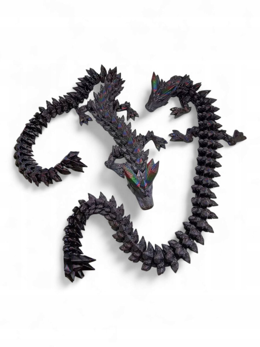 MORANQ Crystal Dragon Psychodelic Figuur 32 cm