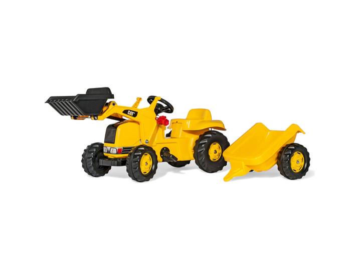 RollyKid CAT mit Lader+Anhänger Rolly Toys Gelb Kunststoff